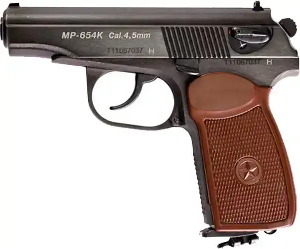 Пистолет пневматический Baikal МР-654К (оригинальная рукоятка)