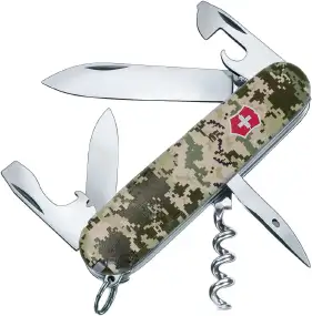 Нож Victorinox Spartan Army Пиксель с красным логотипом 1.3603.3_W3941p