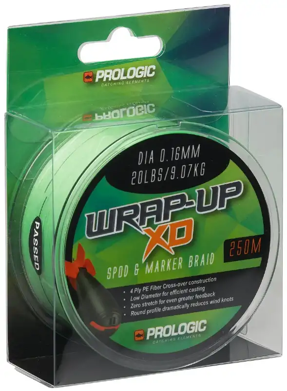 Шнур Prologic Wrap-Up XD - Spod & Marker Braid Extra Distance 0.16mm 20lbs/9.07kg 250m