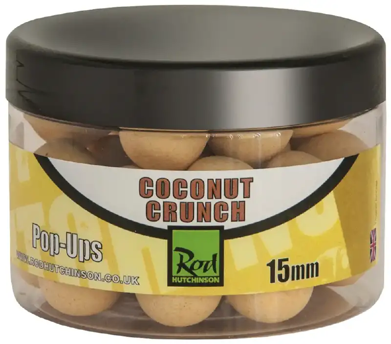 Бойлы Rod Hutchinson Pop Ups Coconut Crunch 15mm