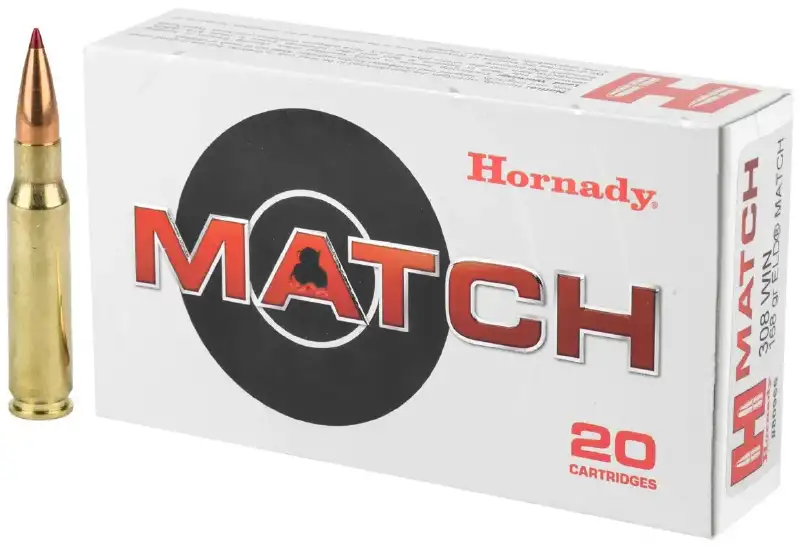 Патрон Hornady Match кал .308 Win куля ELD маса 168 гр (10.9 г)