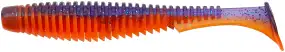 Силикон FishUP U-Shad 4" #207 - Dark Violet/Orange (8шт/уп)