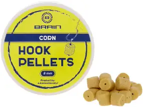 Пелети Brain Hook Pellets Corn (кукурудза) 12mm 70g