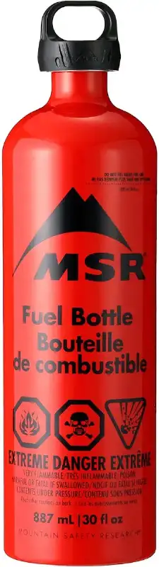 Ємність для палива MSR Fuel Bottle 887 мл. Червоний