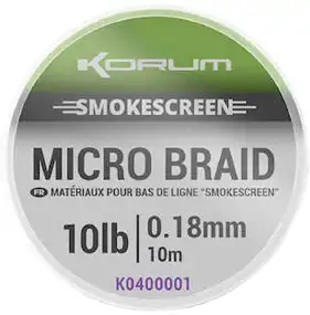 Повідковий матеріал Korum Smokescreen Micro Braid 20Lb