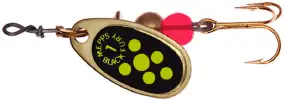 Блесна Mepps Black Fury №1 3.5g Gold Chartreuse Dot