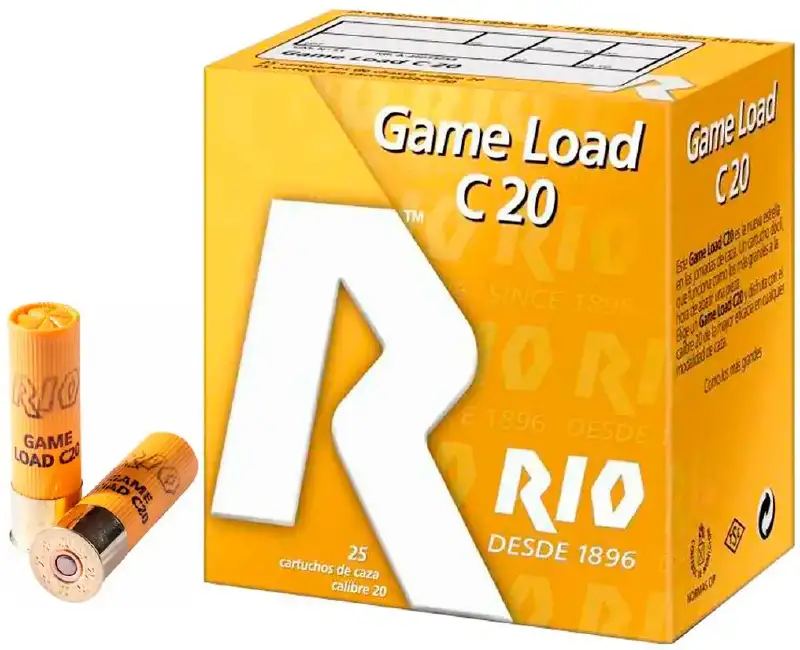 Патрон RIO Game Load C20 кал. 20/70 дробь №1 (4,0 мм) навеска 28 г