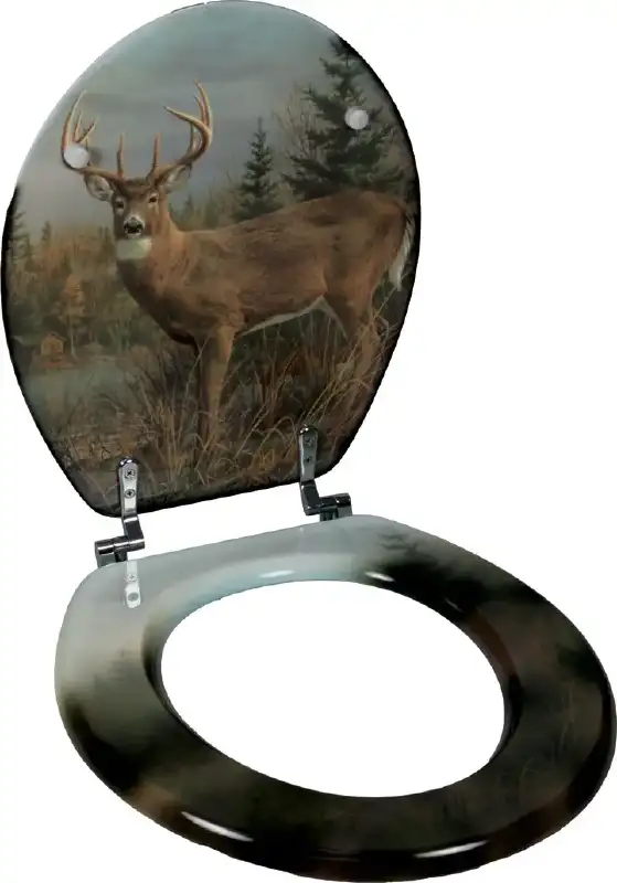 Сидение для унитаза Riversedge Deer MDF Toilet Seat