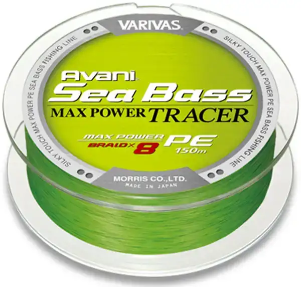 Шнур Varivas Avani Sea Bass PE Max Power Tracer 150m #1.5/0.205mm 28.6lb