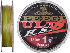 Шнур Sunline PE EGI ULT HS8 180m #1.0/0.165 mm 7.7 kg