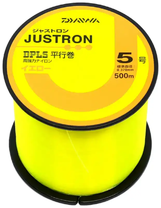 Леска Daiwa Justron DPLS Y 500m (желтый) #4.0/0.330mm 7.5kg