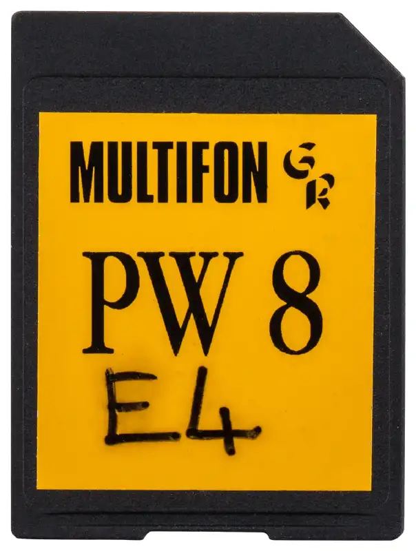 Флеш-карта MultifonPW8/E4 на 8 доріжок