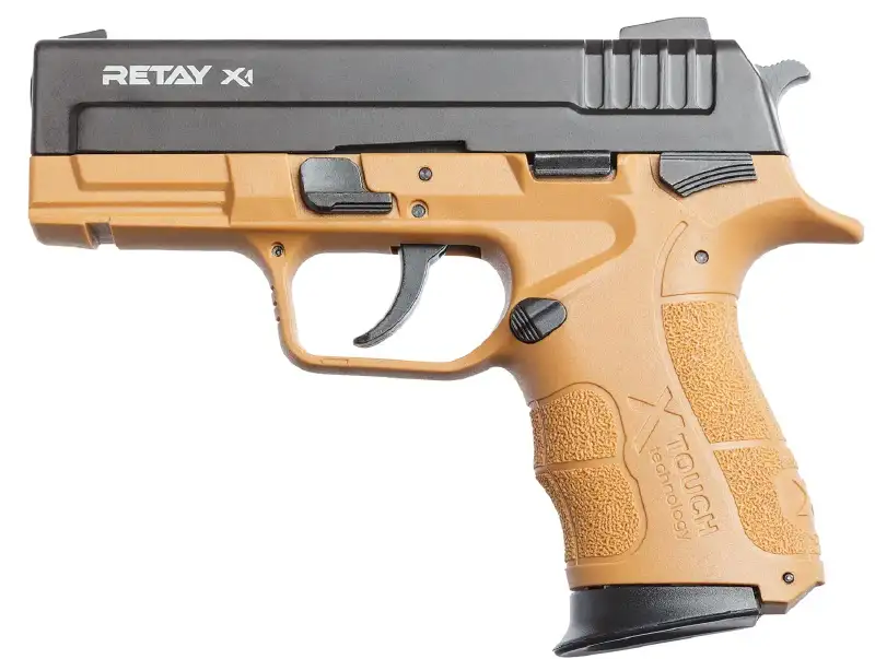 Пистолет стартовый Retay X1 кал. 9 мм. Цвет - tan.