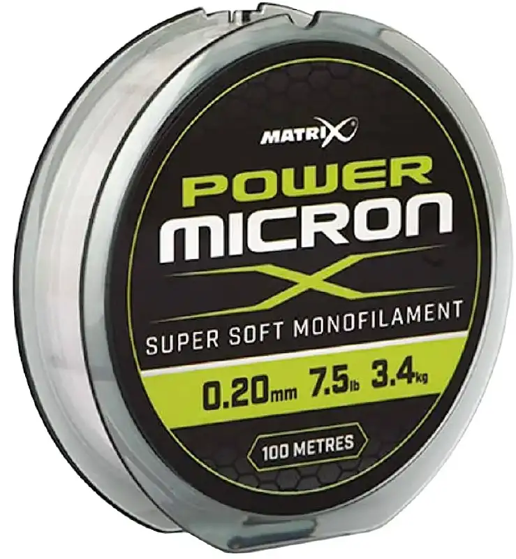 Леска Matrix Power Micron X 100m 0.10mm 2.5lb/1.1kg