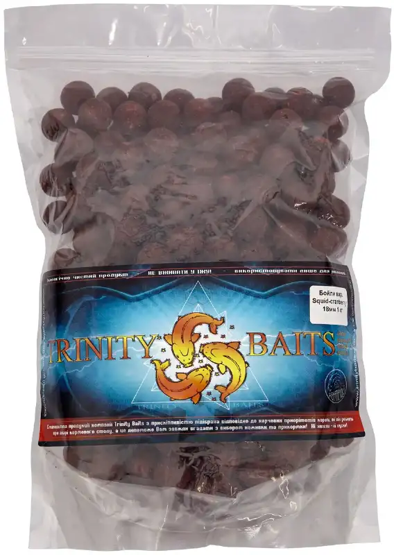 Бойлы Trinity Amino Squid Cranberry 24mm 1kg