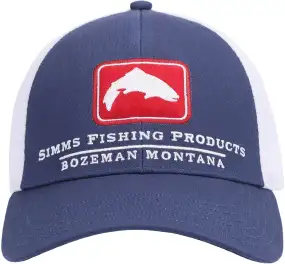Кепка Simms Trout Icon Trucker One size Americana
