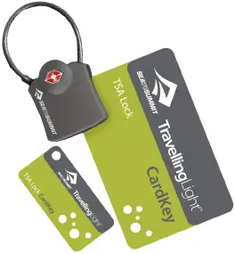 Замок Sea To Summit Cardkey TSA Lock c ключ-карткою к:grey