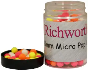 Бойли Richworth Micro Pop-Ups Strawberry Jam 6-8mm 100ml
