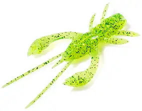 Силикон FishUP Real Craw 1.5" #026 - Flo Chartreuse/Green (10шт/уп)