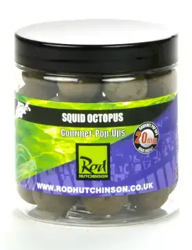 Бойлы Rod Hutchinson Pop Ups Squid Octopus with Amino Blend Swan Mussell 20mm 20mm