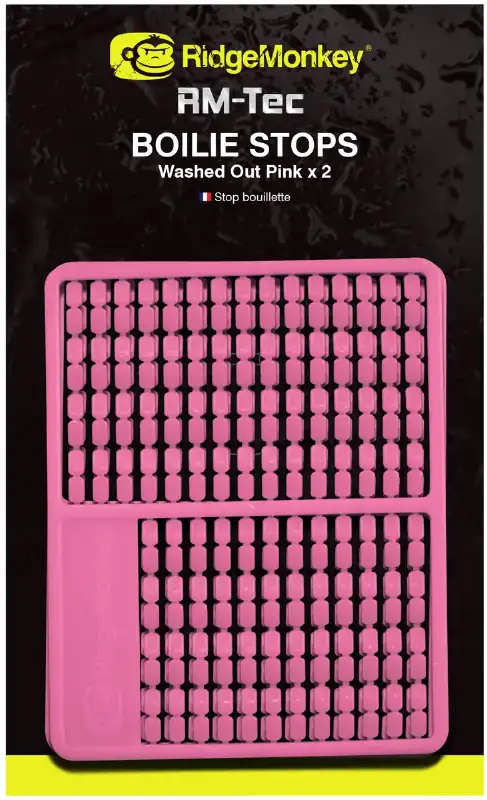 Стопоры для бойлов RidgeMonkey RM-Tec Boilie Stops Washed-Out Pink