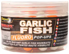 Бойли Starbaits Concept Fluo Pop Ups Garlic Fish 10mm 60g