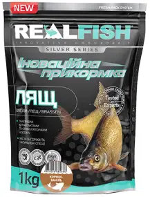 Прикормка Real Fish Silver Series Лещ Корица-Ваниль 1kg