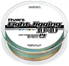 Шнур Varivas Avani Light Jigging 10x10 Premium PE 200m #1.5/0.205mm 16lb