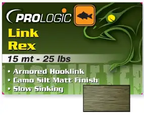 Поводковый материал Prologic Link Rex 15m 40lbs Camo Silt