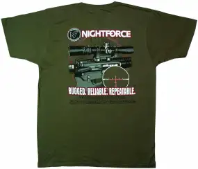 Футболка Nightforce AR-Themed Green
