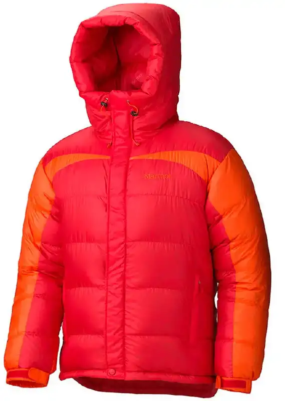 Куртка MARMOT Greenland baffled Jacket ц:team red/orange sunset