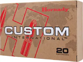 Патрон Hornady Custom International кал .30-06 куля Interlock RN маса 220 гр (14.3 г)