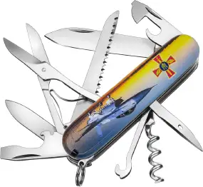 Нож Victorinox Huntsman Army Эмблема ПС ЗСУ 1.3713.3_W3040p