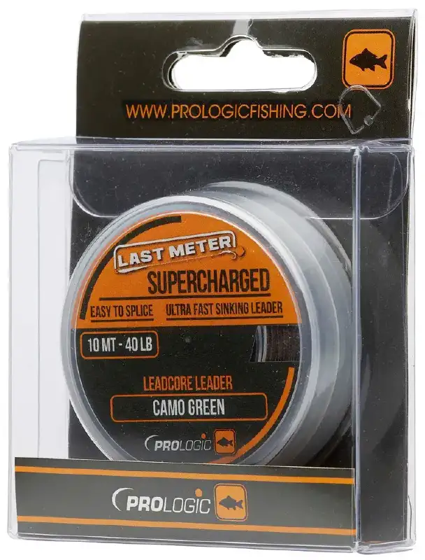 Лидкор Prologic Supercharged Leadcore Leader 10m 40lbs Camo Green
