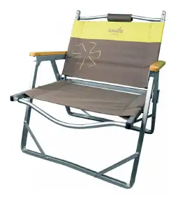 Кресло Norfin Alesund max100кг / NF Alu ц:коричневый