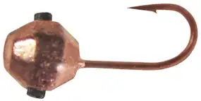 Мормишка вольфрамова Shark Багатогранна дробинка 0.5g 4.0mm гачок D16 к:мідь