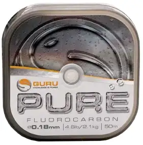 Флюорокарбон Guru Pure Fluorocarbon 50m 0.18mm 4.6lb/2.1kg