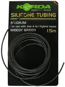 Кембрік силіконовий Korda Silicone Tube 1.5m 0.75mm к:weedy green