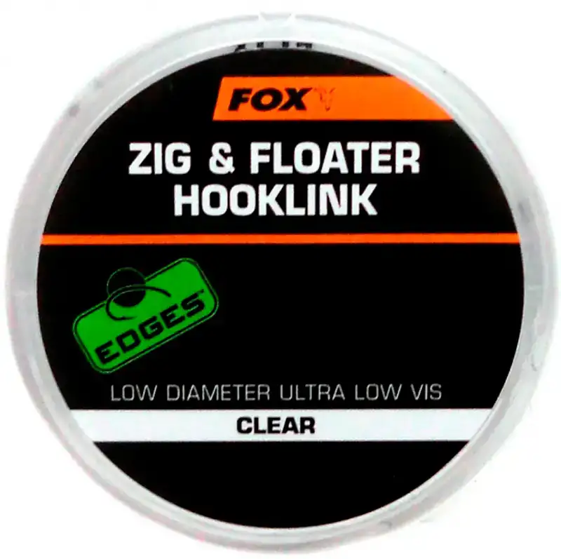 Поводковый материал Fox International Zig & Floater Hooklink 100м (Clear) 0.261mm 5.44kg