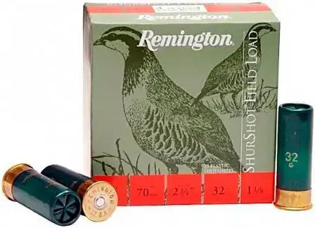 Патрон Remington Shurshot Field Load кал. 12/70 дріб № 2 (3,5 мм) наважка 32 г
