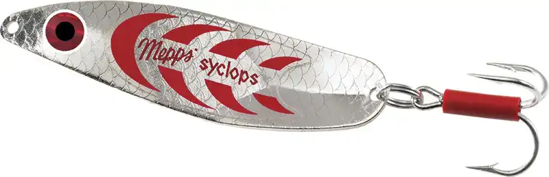 Блесна Mepps Syclops №1 12г Silver/Red