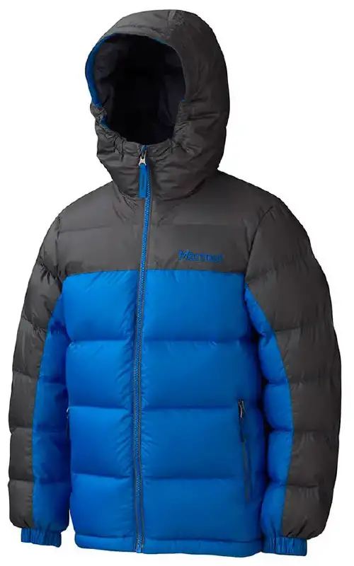 Куртка Marmot Boys Guides Down Hoody M Peak blue/sLate Grey