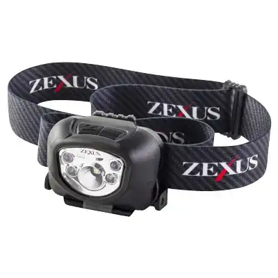Ліхтар налобний Zexus ZX-260 BK 180 lm ipx4 к:black