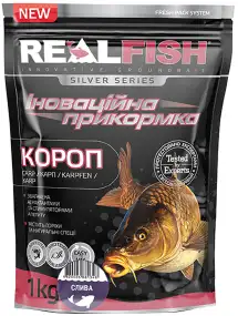 Прикормка Real Fish Silver Series Короп Слива 1kg