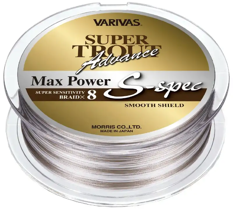 Шнур Varivas Super Trout Advance Max Power PE S-spec 200m (золотистый-белый) #0.8