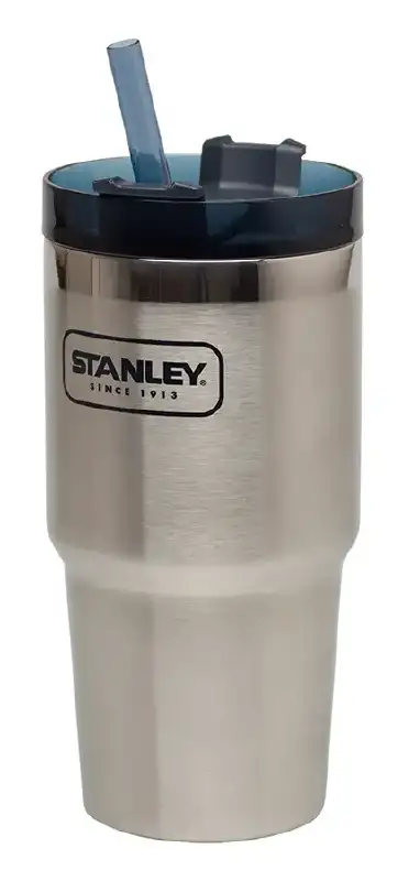 Термокружка Stanley Vacuum Quencher (з трубочкою) 0.6l Steel