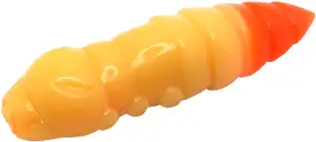 Силікон FishUP Pupa 1.5" cheese taste #135 - Cheese/Hot Orange (8шт/уп)