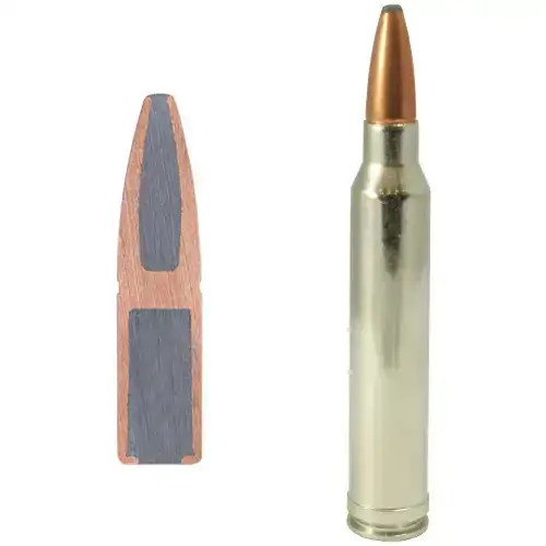 Патрон Remington Premier кал.338 Win Mag пуля Swift A-Frame Pointed Soft Point весом 14,58 грамм/ 225 гран. Нач. скорость 849 м/с.