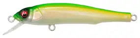 Воблер Megabass Great Hunting 70 Flat Side SP 70mm 4.6g Ghost Pearl Lime