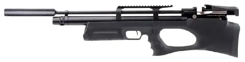 Гвинтівка пневматична Kral Puncher Breaker PCP Synthetic 4.5 мм з глушником і кейсом. Колір - чорний
